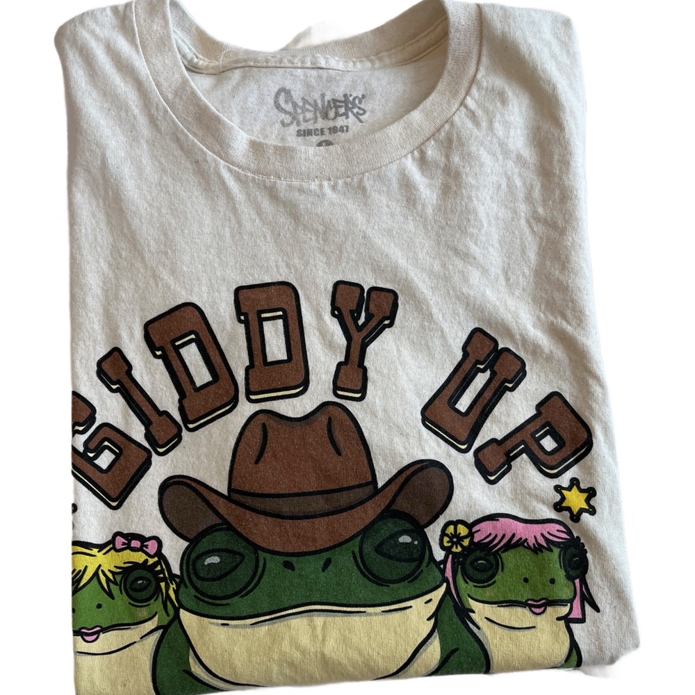 SOLD ON DEPOP 🤠🐸 tee shirt - Picture 3 of 4